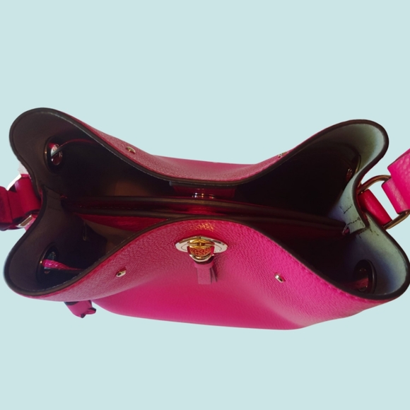 NWT Kate Spade Marti Small Bucket Bag (Bright Magenta) - Picture 9 of 10